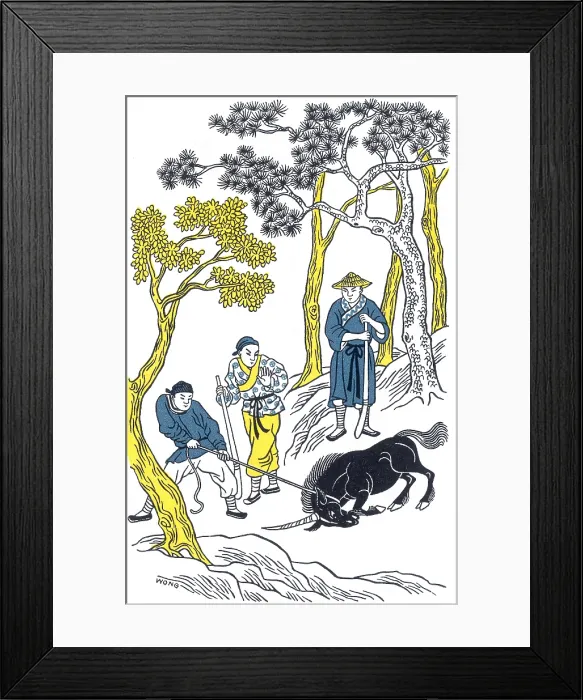 Framed Print : Captured Unicorn, Legendary Creature