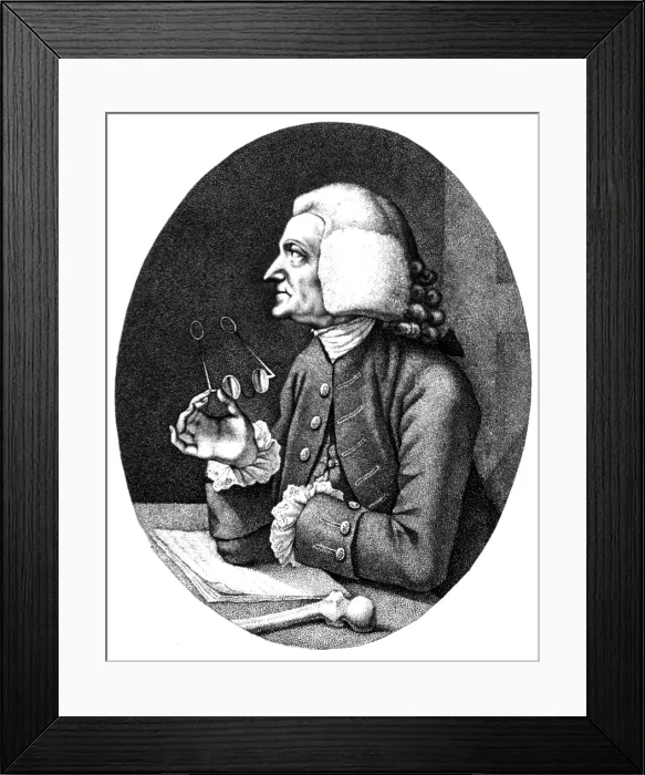 Framed Print : William Hunter Scottish Anatomist and Physician Framed Print : William Hunter Scottish Anatomist and Physician