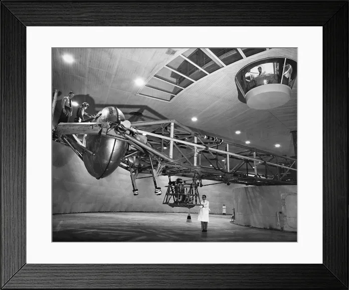 Framed Print : Human Centrifuge Chamber, 1958 Framed Print : Human Centrifuge Chamber, 1958