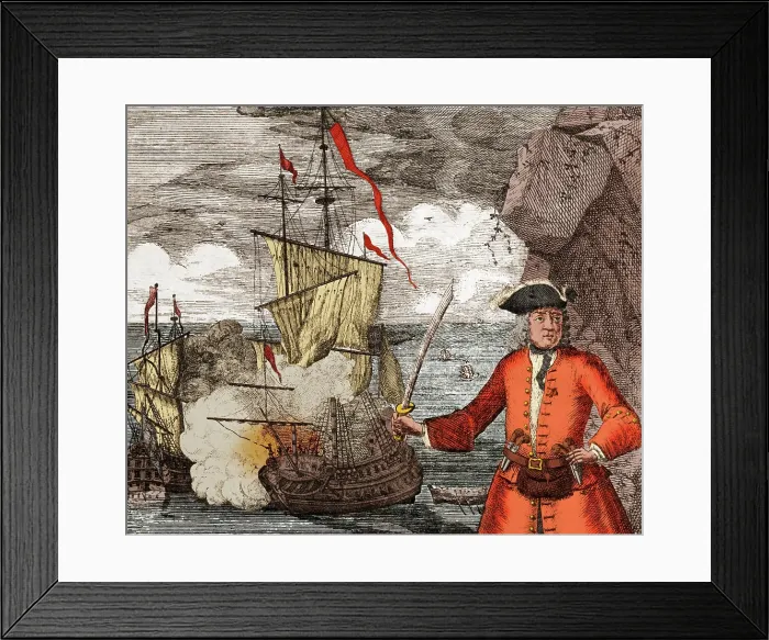 Framed Print : Henry Every, English Pirate Framed Print : Henry Every, English Pirate