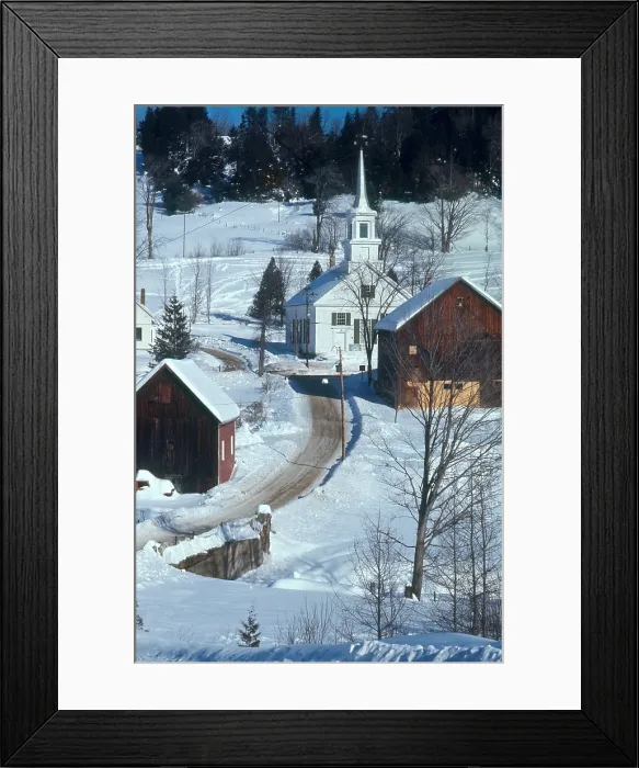Framed Print : Winter Countryside Framed Print : Winter Countryside