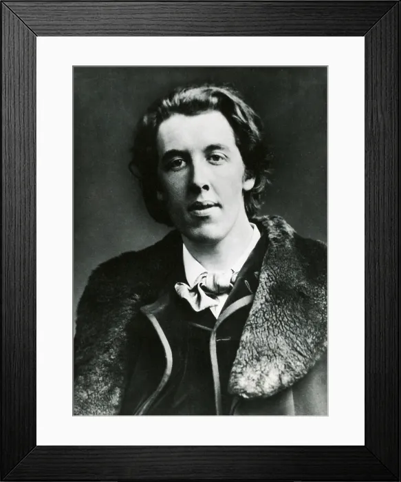 Framed Print : Oscar Wilde, Irish Author