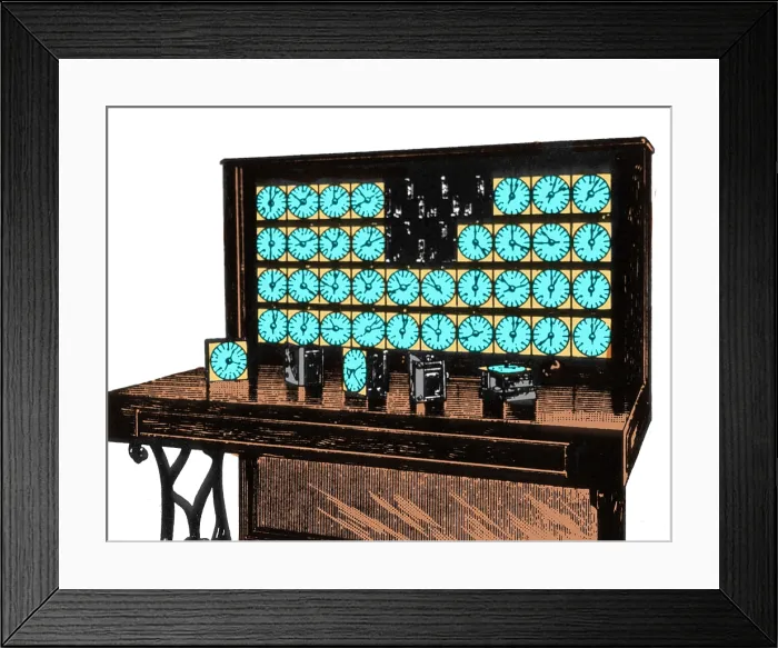 Framed Print : Herman Hollerith Tabulating System, 1890 Framed Print : Herman Hollerith Tabulating System, 1890