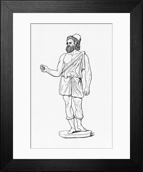 Framed Print : Vulcan, Roman God