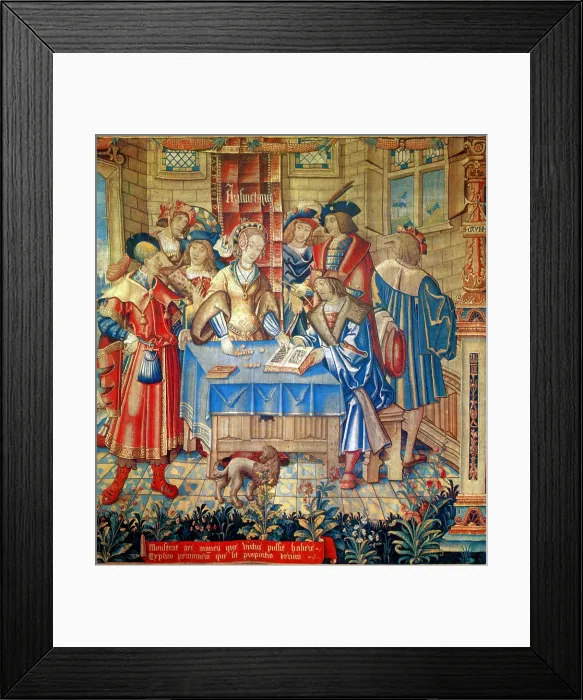 Framed Print : Liberal Arts, The Arithmetic, 16th Century Framed Print : Liberal Arts, The Arithmetic, 16th Century