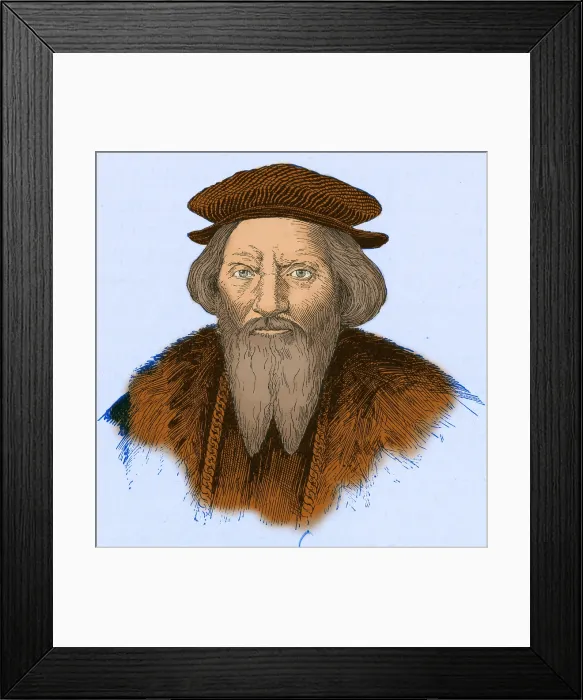 Framed Print : Sebastian Cabot, Italian Explorer Framed Print : Sebastian Cabot, Italian Explorer