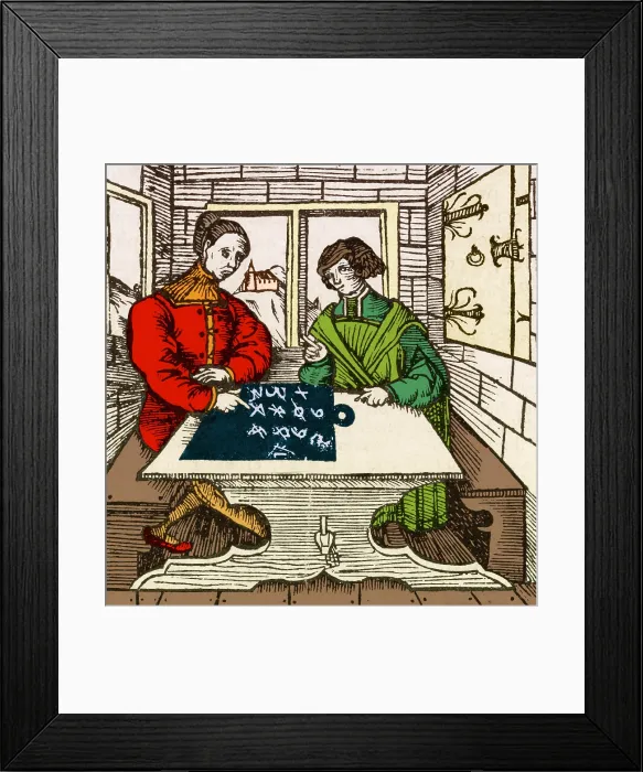 Framed Print : Early German Arithmetics Framed Print : Early German Arithmetics