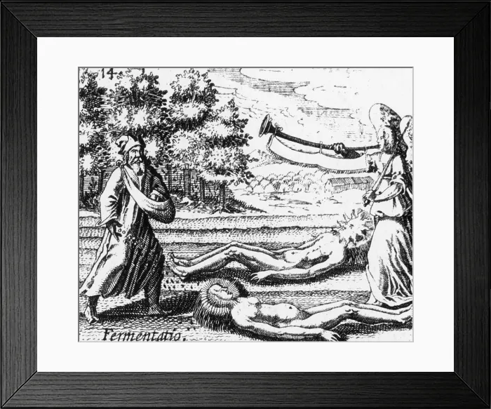 Framed Print : Alchemy Illustration Framed Print : Alchemy Illustration