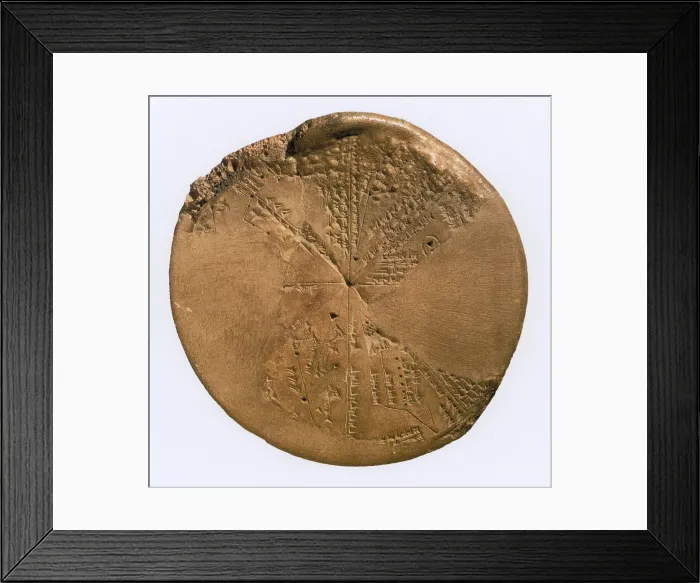 Framed Print : Ancient Astronomical Calendar