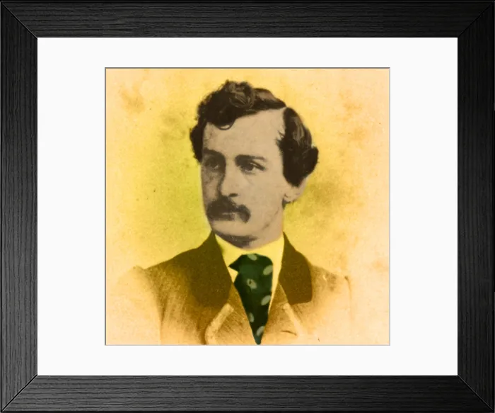 Framed Print : John Wilkes Booth, American Assassin