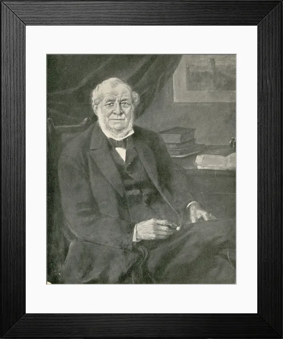 Framed Print : Robert Bunsen, German Chemist Framed Print : Robert Bunsen, German Chemist