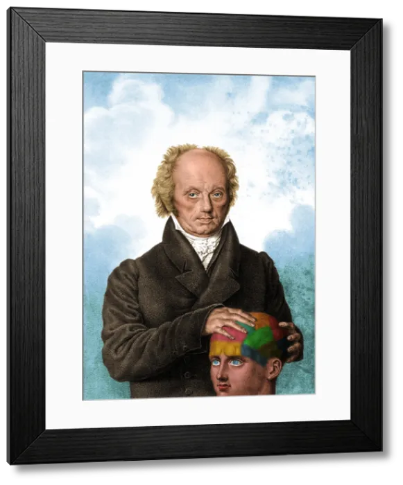 Framed Print : Franz Joseph Gall, German Phrenologist