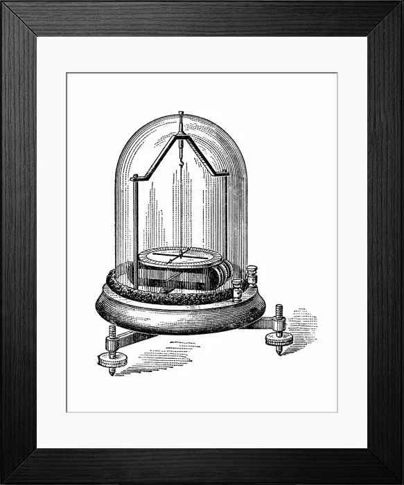 Framed Print : Astatic Galvanometer Framed Print : Astatic Galvanometer