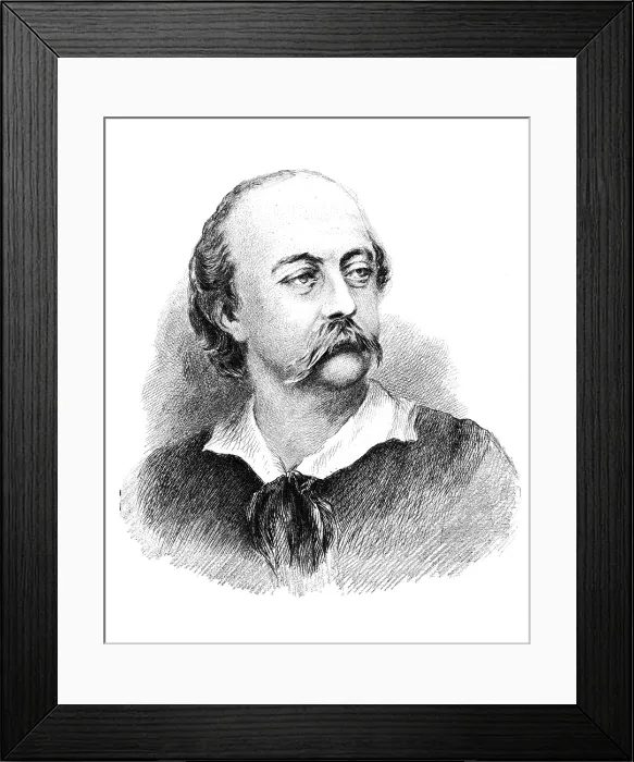 Framed Print : Gustave Flaubert, French Author Framed Print : Gustave Flaubert, French Author