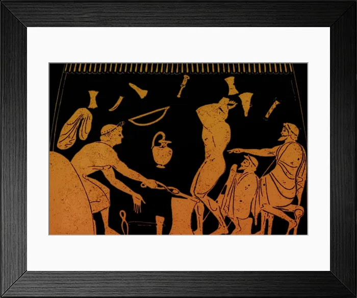 Framed Print : Ancient Greek Blacksmiths, 6th Century BC Framed Print : Ancient Greek Blacksmiths, 6th Century BC