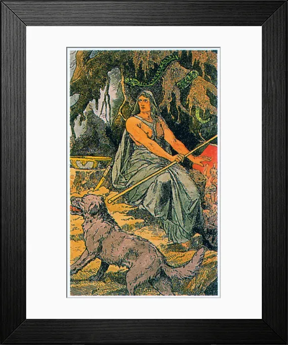 Framed Print : Hel, Norse Queen of the Dead Framed Print : Hel, Norse Queen of the Dead