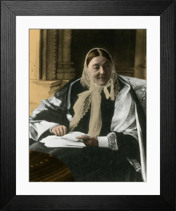 Framed Print : Florence Nightingale, English Nurse Framed Print : Florence Nightingale, English Nurse