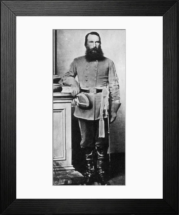 Framed Print : Confederate General James 'Old War Horse' Longstreet Framed Print : Confederate General James 'Old War Horse' Longstreet