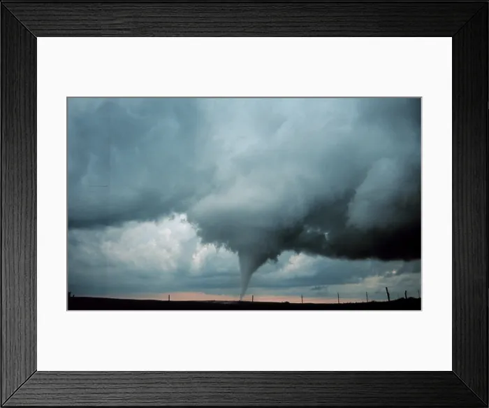 Framed Print : Occluded Mesocyclone Tornado Sequence, 2 of 3