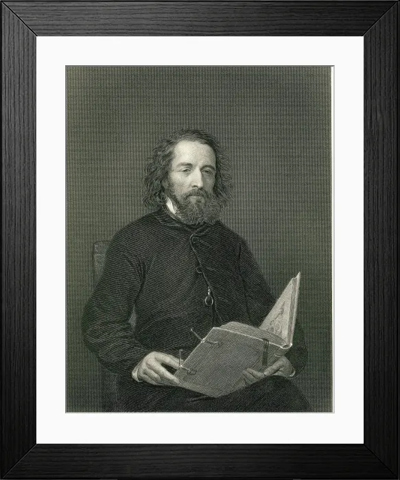 Framed Print : Alfred, Lord Tennyson, English Poet Laureate Framed Print : Alfred, Lord Tennyson, English Poet Laureate