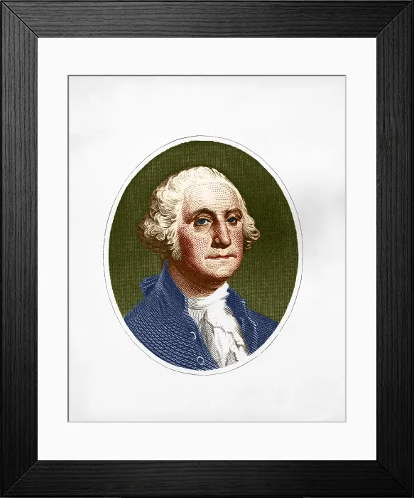 Framed Print : George Washington, 1st U.S. President Framed Print : George Washington, 1st U.S. President