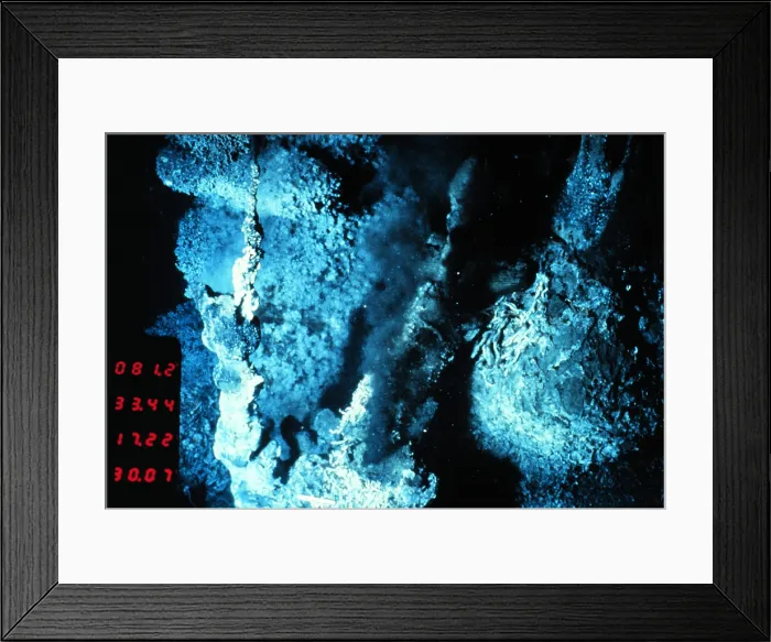 Framed Print : Black Smoker Chimney