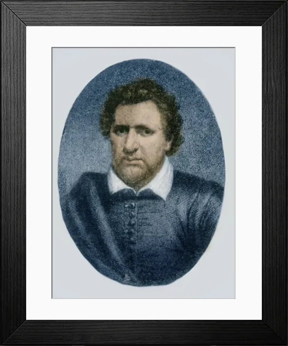 Framed Print : Ben Johnson, English Playwright