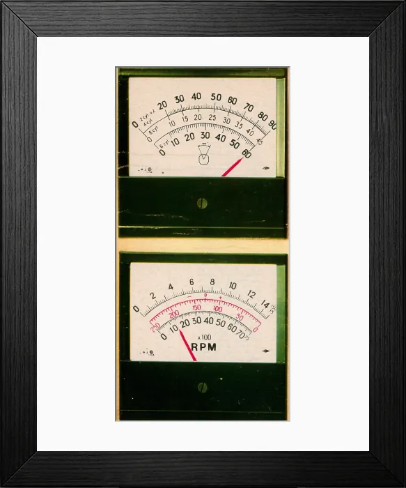 Framed Print : Ohmmeter and Mercury Meter Framed Print : Ohmmeter and Mercury Meter
