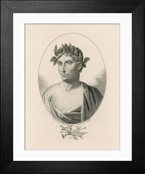 Framed Print : Horace, Roman Poet