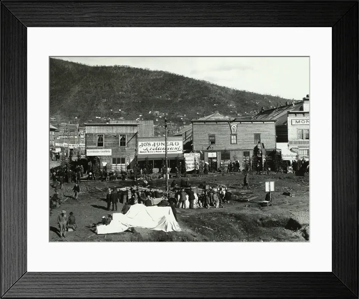 Framed Print : Front Street of Dawson City