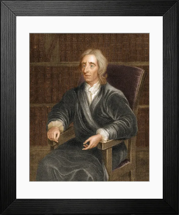 Framed Print : John Locke, English Philosopher Framed Print : John Locke, English Philosopher