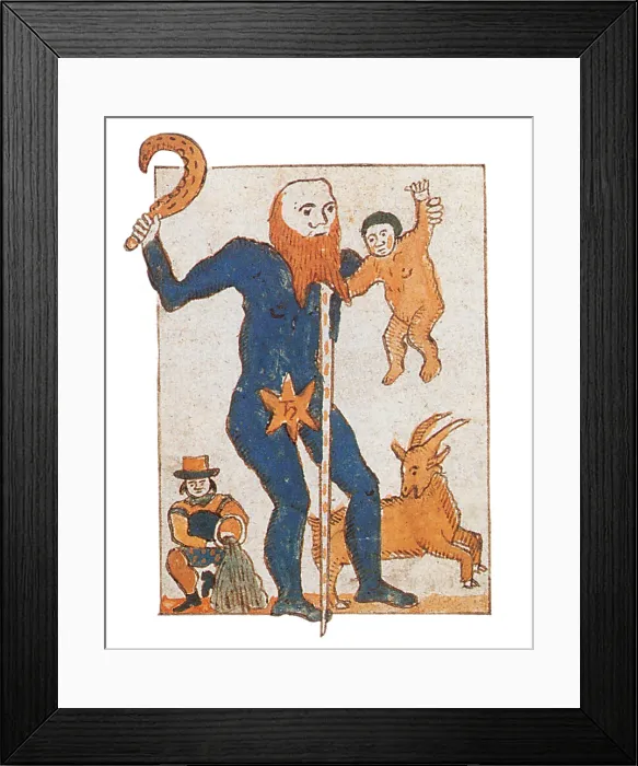 Framed Print : Saturn, Roman God