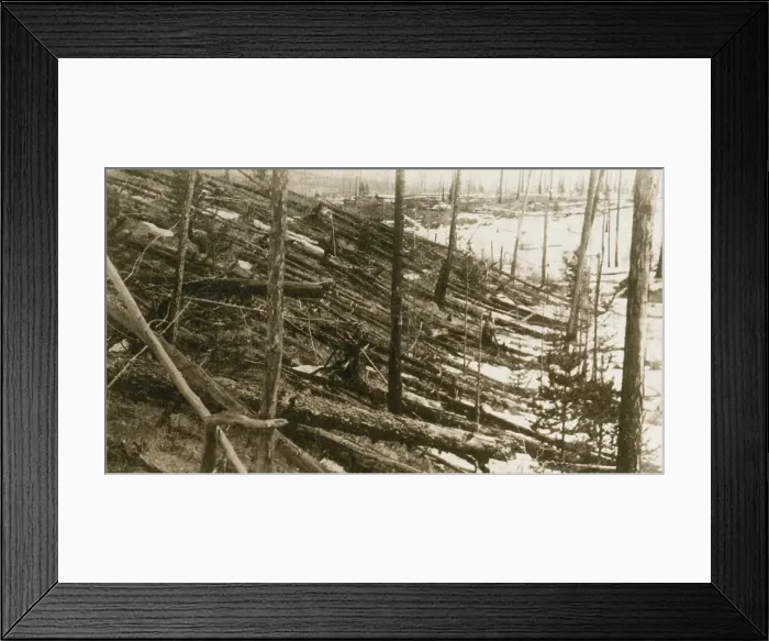 Framed Print : Tunguska Event, 1908 Framed Print : Tunguska Event, 1908