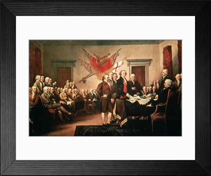 Framed Print : Signing the Declaration of Independence Framed Print : Signing the Declaration of Independence