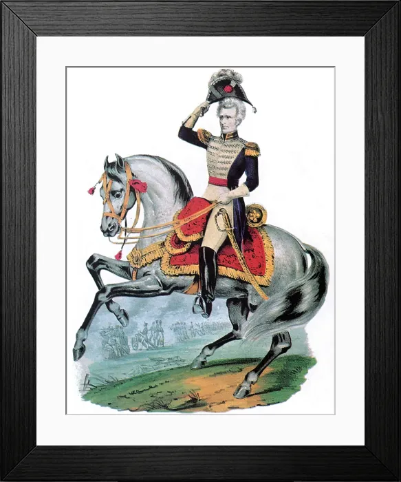 Framed Print : General Andrew Jackson, Hero of New Orleans Framed Print : General Andrew Jackson, Hero of New Orleans