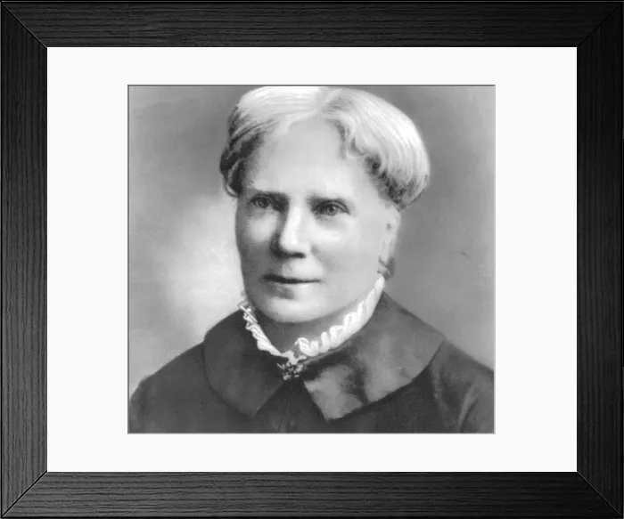 Framed Print : Elizabeth Blackwell, English Physician and Social Reformer