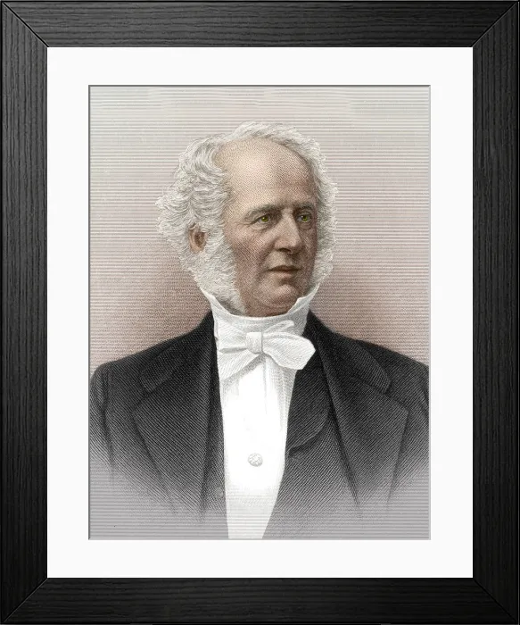 Framed Print : Cornelius Vanderbilt, American Business Magnate Framed Print : Cornelius Vanderbilt, American Business Magnate