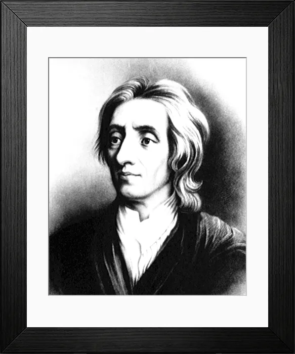 Framed Print : John Locke, English Philosopher Framed Print : John Locke, English Philosopher