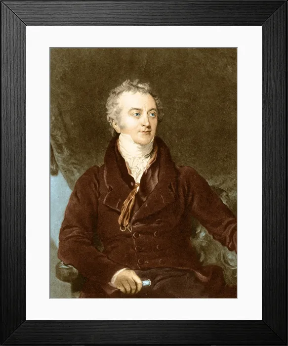 Framed Print : Thomas Young, English Polymath Framed Print : Thomas Young, English Polymath