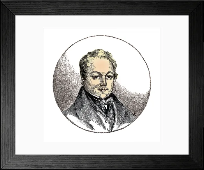 Framed Print : Francois Magendie, French Physiologist Framed Print : Francois Magendie, French Physiologist