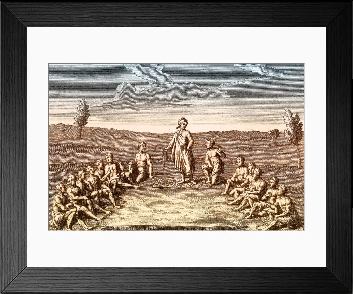 Framed Print : The Five Nation Confederacy Framed Print : The Five Nation Confederacy