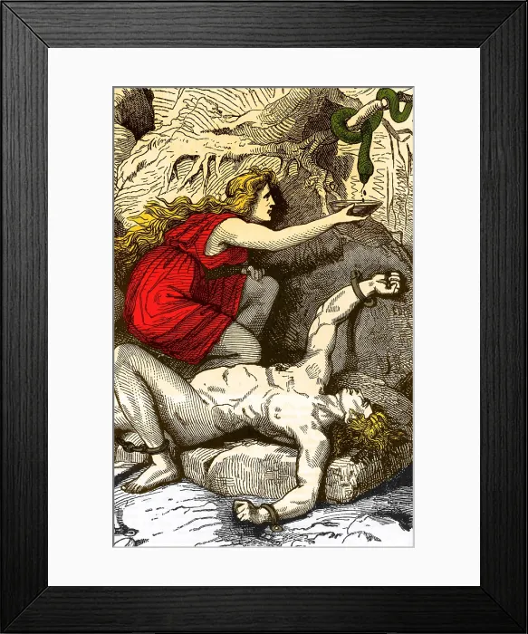 Framed Print : Loki, Norse God Framed Print : Loki, Norse God
