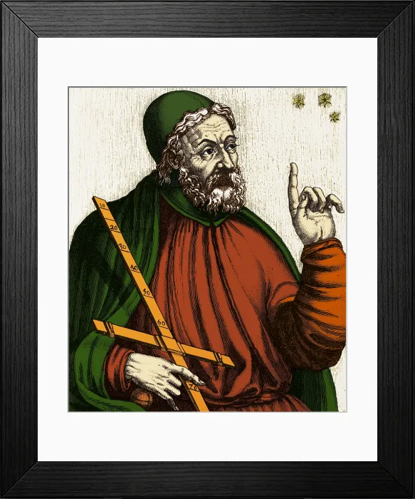 Framed Print : Claudius Ptolemy, Greek-Roman Polymath Framed Print : Claudius Ptolemy, Greek-Roman Polymath