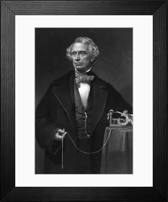 Framed Print : Samuel Morse, American Inventor Framed Print : Samuel Morse, American Inventor