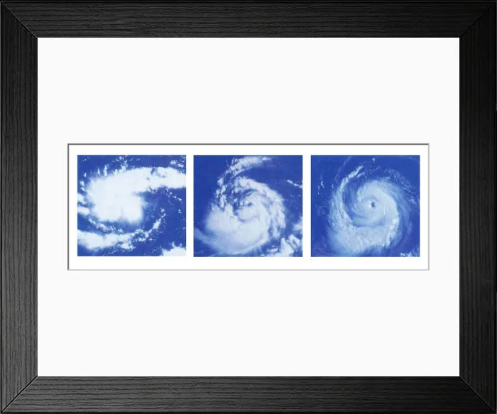 Framed Print : Hurricane Sequence Framed Print : Hurricane Sequence