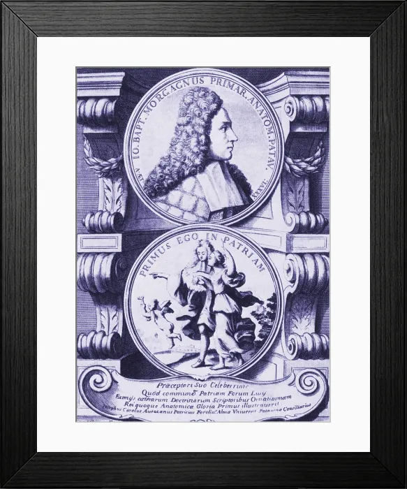 Framed Print : Giovanni Morgagni, Italian Anatomist Framed Print : Giovanni Morgagni, Italian Anatomist