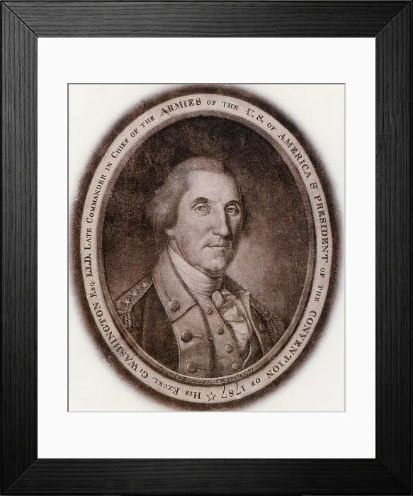 Framed Print : George Washington, 1st U.S. President Framed Print : George Washington, 1st U.S. President