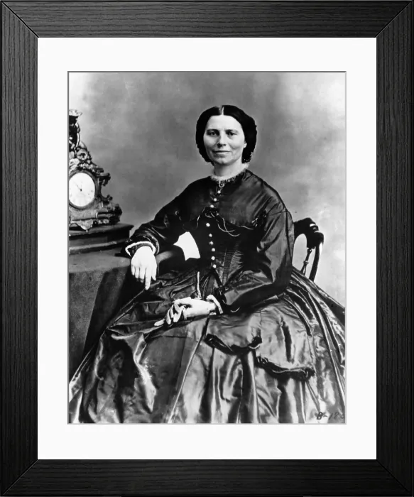 Framed Print : Clara Barton, American Humanitarian