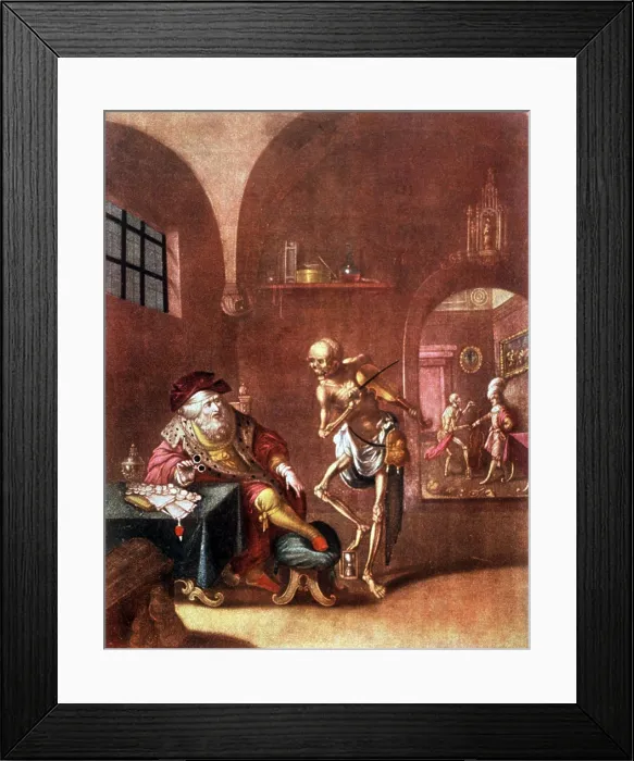 Framed Print : Dance Macabre, 1906 Framed Print : Dance Macabre, 1906