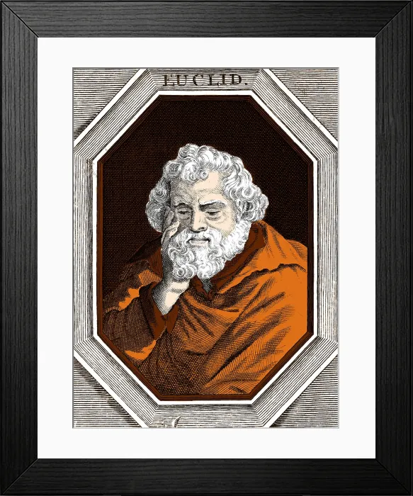 Framed Print : Euclid, Ancient Greek Mathematician Framed Print : Euclid, Ancient Greek Mathematician